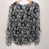 ローレンラルフローレン LAUREN RALPH LAUREN 花柄 シアー フリルブラウス レディース import:M