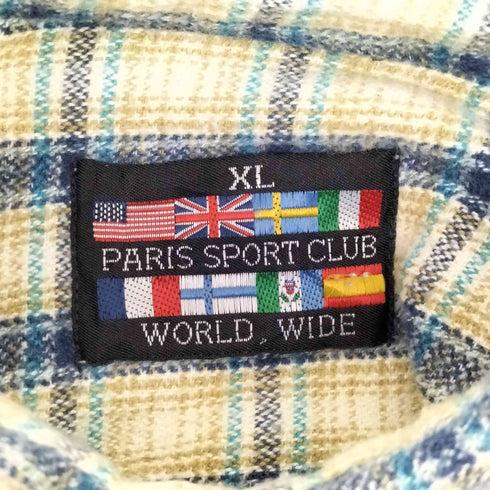 Paris Sport Club ダブルポケットネルシャツ メンズ import:XL