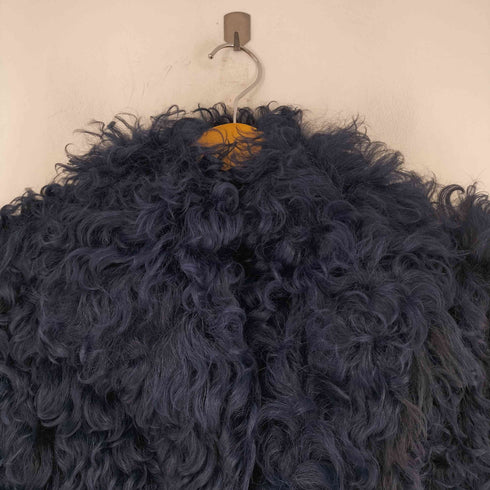 セドリックシャルリエ Cedric Charlier ムートンレザープードルファージャケット レディース