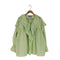 wee9s big collar frill blouse ビッグカラー フリルブラウス レディース FREE