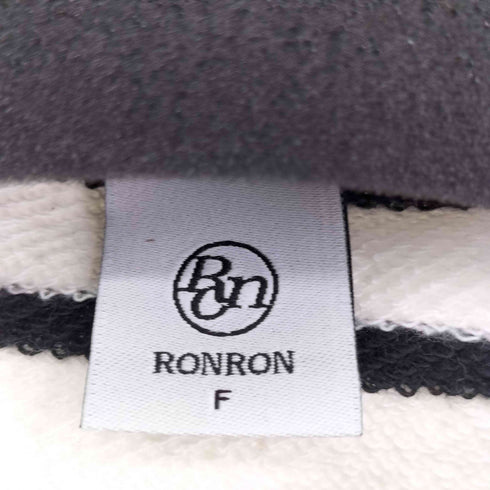 ronron クロップドボーダーポロシャツ レディース