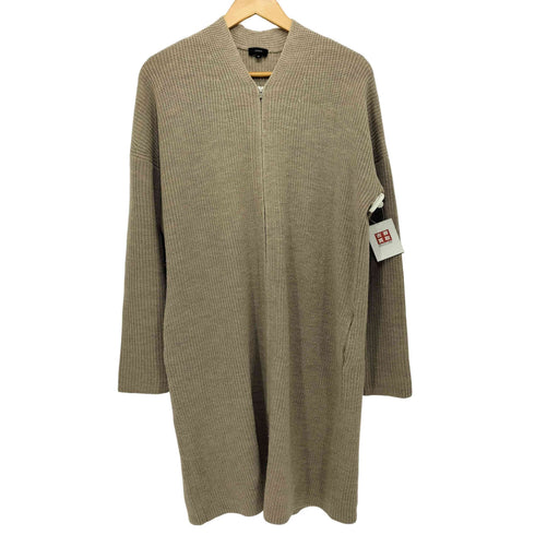 ジョゼフ JOSEPH ジップアップ ロングカーディガン レディース import:M