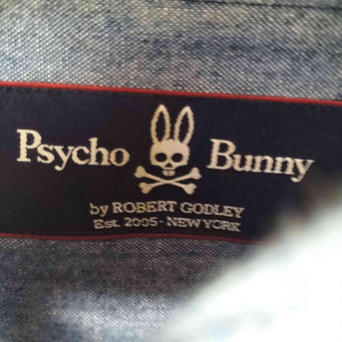 サイコバニー Psycho Bunny バニーパッチL/Sボタンダウンシャツ メンズ