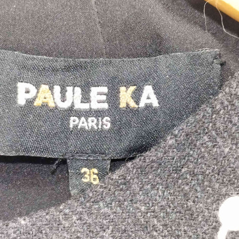 ポールカ PAULE KA 総柄 ノースリーブ ワンピース レディース FR:36