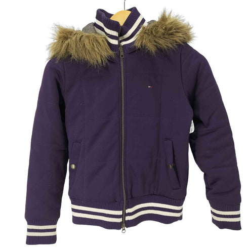 トミーヒルフィガー TOMMY HILFIGER ワンポイントロゴ フーデットジャケット レディース