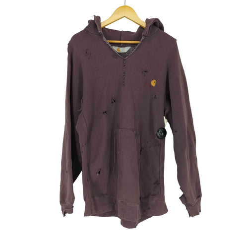 カーハート Carhartt RUGGED OUTDOOR WEAR ダメージ加工プルオーバーパーカー メンズ