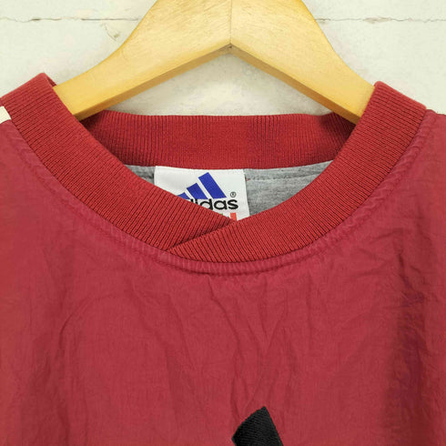 アディダス adidas 90S 万国旗タグ パフォーマンスロゴ刺繍ナイロンピステ メンズ M