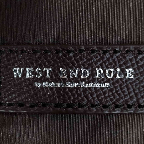 WEST END RULE カモ柄 カウレザー クラッチバッグ メンズ