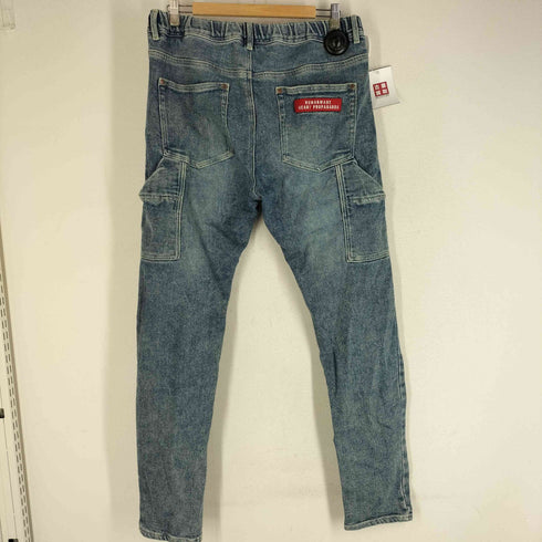 ヒューマンメイド HUMAN MADE ヴィンテージ加工 ペインター イージー スウェット デニムパンツ RELAX DENIM PANTS メンズ JPN:XL