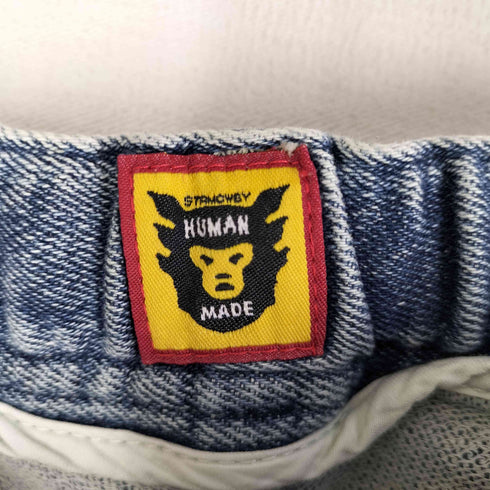ヒューマンメイド HUMAN MADE ヴィンテージ加工 ペインター イージー スウェット デニムパンツ RELAX DENIM PANTS メンズ JPN:XL