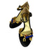 ドルチェアンドガッバーナ DOLCE&GABBANA ジュエリーヒールスウェードパンプス レディース EUR:37