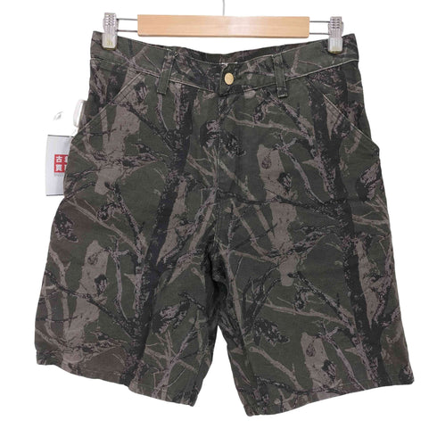カーハートワークインプログレス Carhartt WIP SINGLE KNEE SHORT リアルツリーカモダック地ハーフパンツ メンズ 30