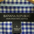 バナナリパブリック BANANA REPUBLIC SLIM FIT ギンガムチェッシャツ メンズ import:S