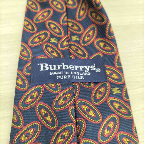 バーバリーズ BURBERRYS ロゴ刺繍シルクネクタイ メンズ