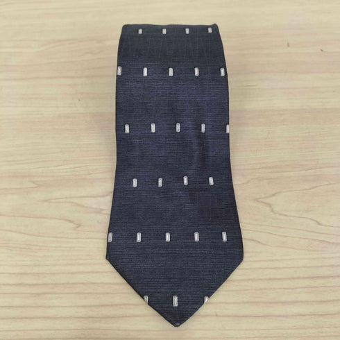 イヴサンローラン Yves Saint Laurent ブロックデザインシルクネクタイ メンズ