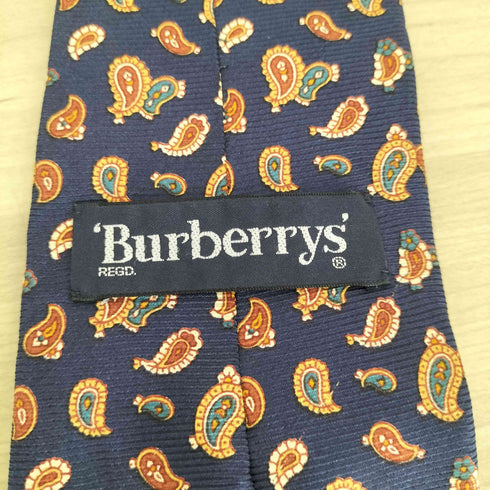 バーバリーズ BURBERRYS ペイズリー柄シルクネクタイ メンズ