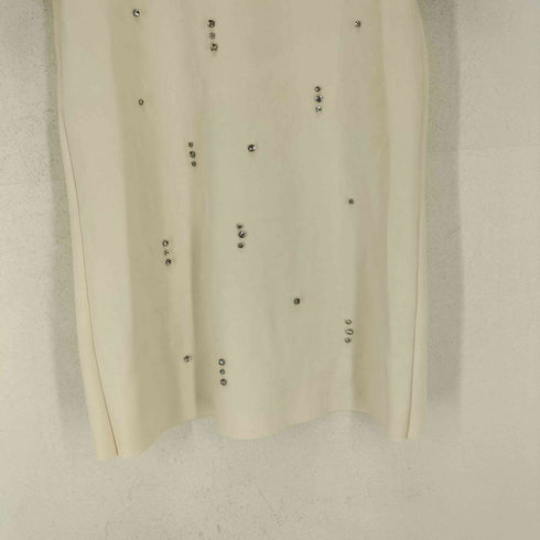 ザラ ZARA ラインストーンフェイクスエードワンピース レディース import:M