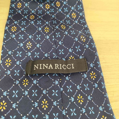 ニナリッチ NINA RICCI 総柄シルクネクタイ メンズ