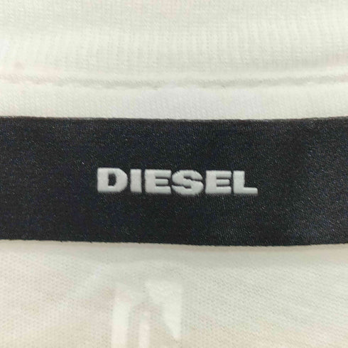 ディーゼル DIESEL デストロイ加工 Vネック Tシャツワンピ レディース