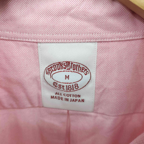 ブルックスブラザーズ BROOKS BROTHERS ロゴ刺繍 SSボタンダウンシャツ メンズ import:M