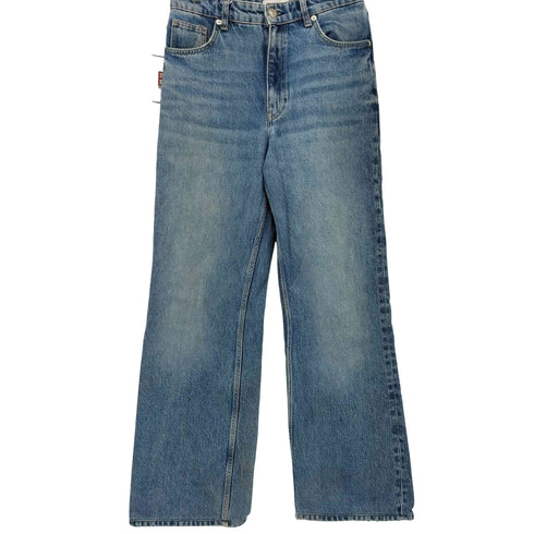 ザラ ZARA ハイウエストウォッシュドデニム レディース EUR:38