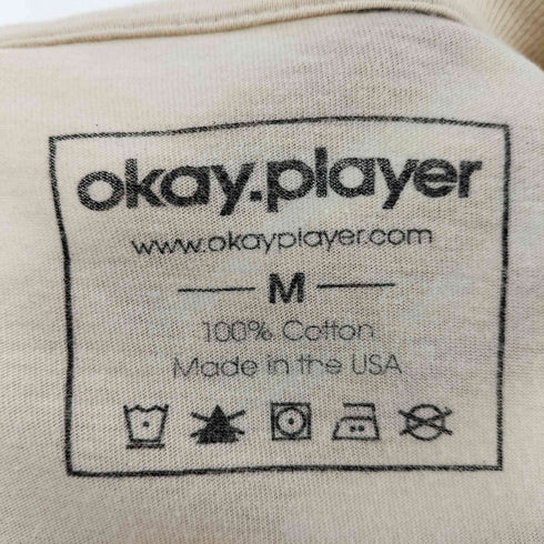 okey player アーティストプリントクルーネックTシャツ メンズ JPN:M