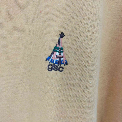 ゴースローキャラバン go slow caravan ロゴ刺繍 バイカラー スウェット トレーナー メンズ JPN:5