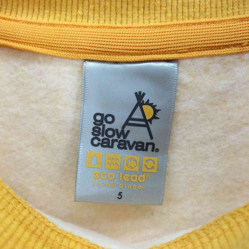 ゴースローキャラバン go slow caravan ロゴ刺繍 バイカラー スウェット トレーナー メンズ JPN:5