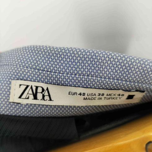 ザラ ZARA テクスチャースーツ ブレザー メンズ 48