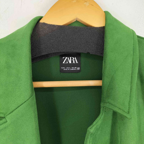 ザラ ZARA フェイクスウェードコート レディース L