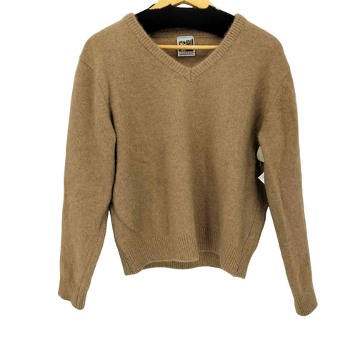 UNDERSON フォックスラクーンウールニット レディース