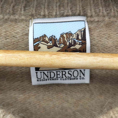 UNDERSON フォックスラクーンウールニット レディース