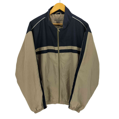 R&R CASUALS バイカラー ジップアップ ジャケット メンズ import:XL