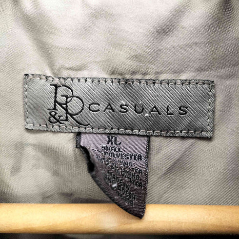 R&R CASUALS バイカラー ジップアップ ジャケット メンズ import:XL