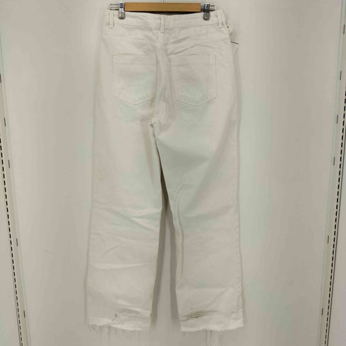 ザラ ZARA ハイウエストホワイトデニム レディース EUR 42