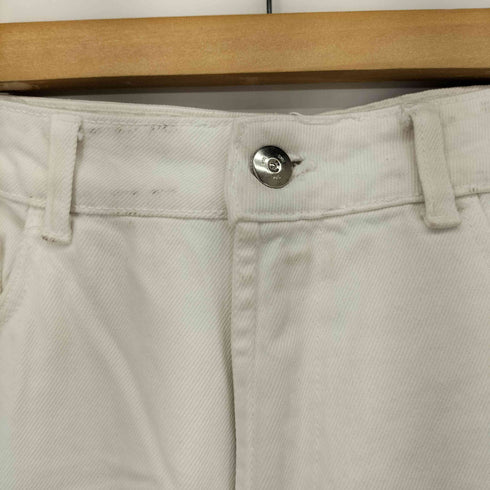 ザラ ZARA ハイウエストホワイトデニム レディース EUR 42