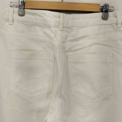 ザラ ZARA ハイウエストホワイトデニム レディース EUR 42