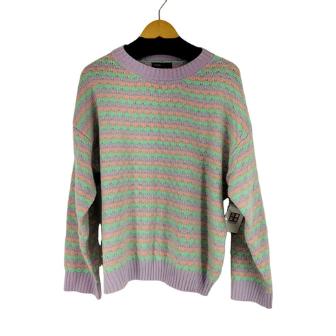 シーイン SHEIN 幾何学模様 L/S ニット レディース