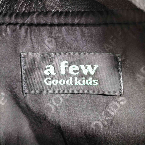 アフューグッドキッズ A FEW GOOD KIDS フェイクレザージャケット メンズ JPN:L