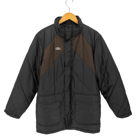 アンブロ UMBRO DESCENTE製 ロゴ ダウンジャケット メンズ import:M