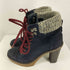 トミーヒルフィガーデニム TOMMY HILFIGER DENIM スウェード ヒールブーツ レディース JPN:23.5