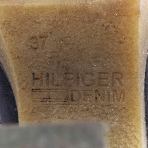 トミーヒルフィガーデニム TOMMY HILFIGER DENIM スウェード ヒールブーツ レディース JPN:23.5
