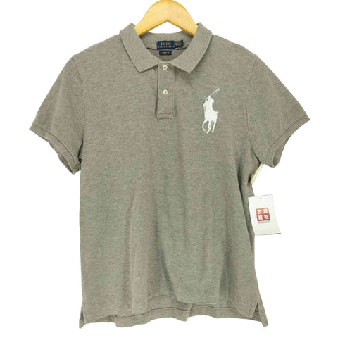 ポロラルフローレン POLO RALPH LAUREN SKINNY FIT ビッグポニー刺繍 ポロシャツ レディース import:XL