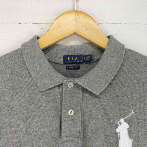 ポロラルフローレン POLO RALPH LAUREN SKINNY FIT ビッグポニー刺繍 ポロシャツ レディース import:XL