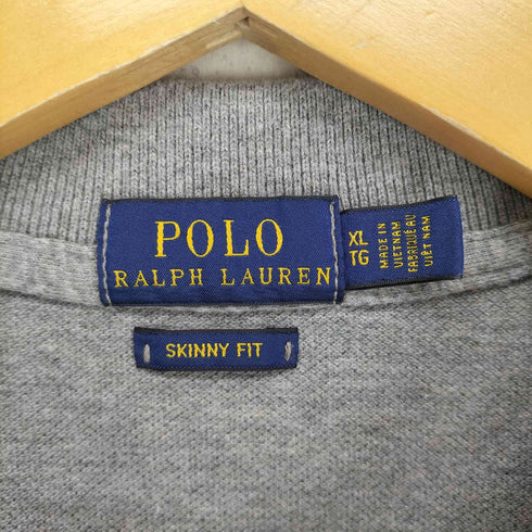 ポロラルフローレン POLO RALPH LAUREN SKINNY FIT ビッグポニー刺繍 ポロシャツ レディース import:XL