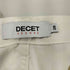 DECET 2タックホワイトデニム レディース 28