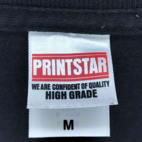プリントスター printstar ロゴプリントクルーネックTシャツ メンズ JPN:M