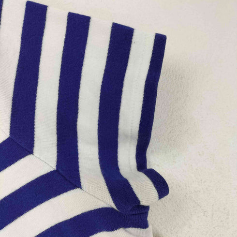 ラルフローレンスポーツ RALPH LAUREN SPORT ボーダーVネックニットTシャツ レディース import:XL