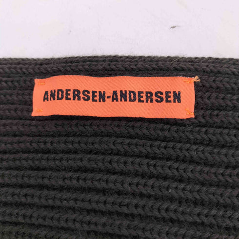アンデルセンアンデルセン ANDERSEN-ANDERSEN マフラー ニット リブ編み 5GG SCARF メンズ