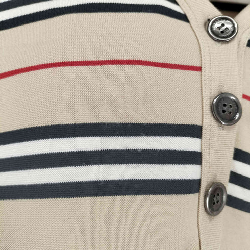 バーバリーロンドン BURBERRY LONDON ボーダーヘンリーネックトップス レディース JPN:4